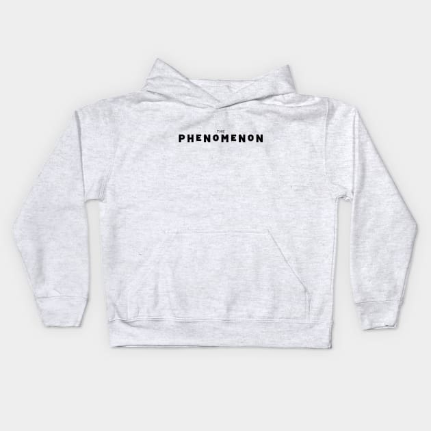 The Phenomenon - Black Logo Kids Hoodie by The Phenomenon